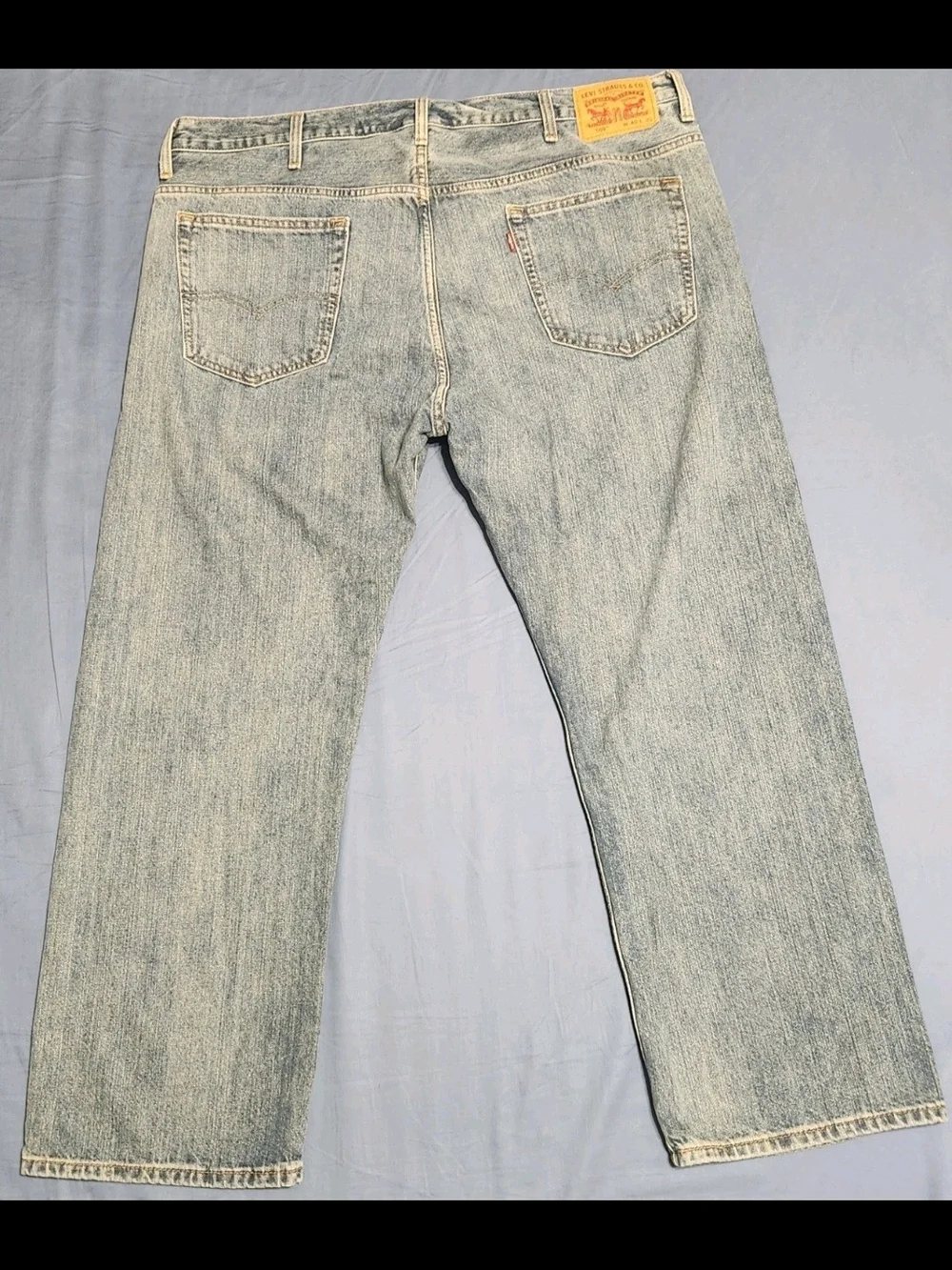 Levi's 569 Loose Straight Men's Jeans Light Wash Denim Size 40x30